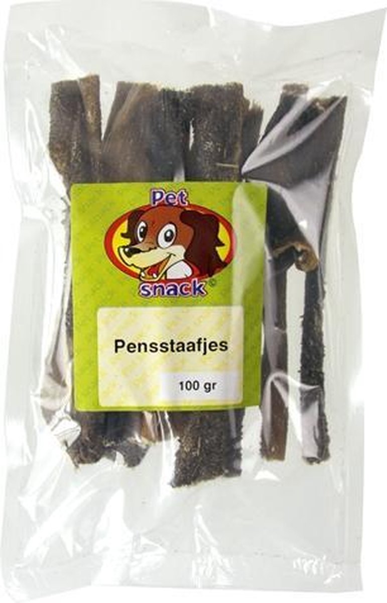 Petsnack pensstaafjes - 15 cm 100 gr - 13 stuks