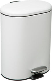 5Five Vuilnisemmer Soft case - Wit - 6L - Vuilbak - Pedaalemmer