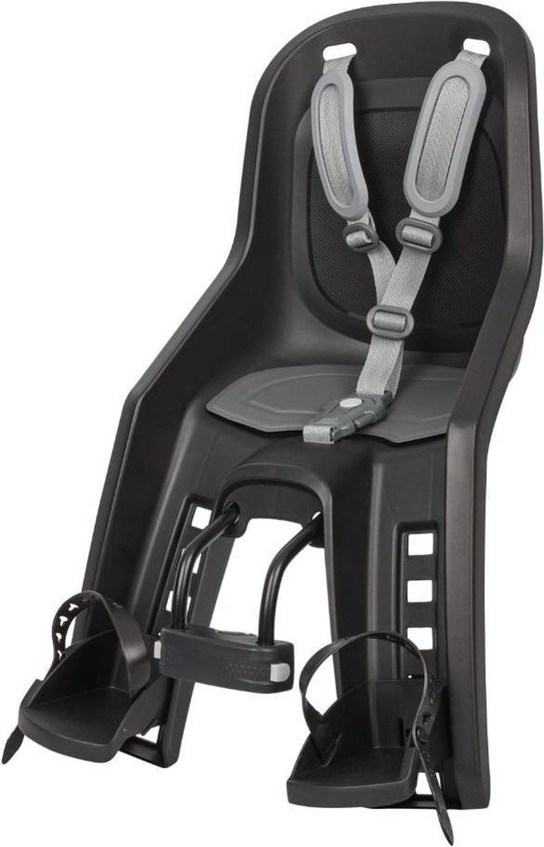 Polisport Bubbly Mini Plus Kinderzitje - 2020 Editie - Zwart/Donkergrijs