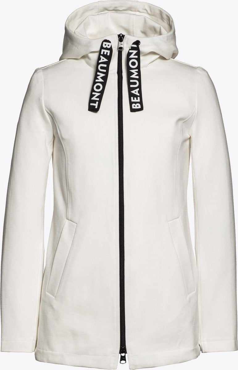 Beaumont Double Jersey Hoodie - Trui - Dames - Sweater - Off white - EU 38