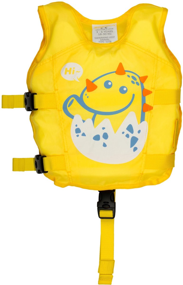 Waimea Zwemvest Dier - 3-6 Jaar - 18-30 kg - Geel/Blauw/Wit