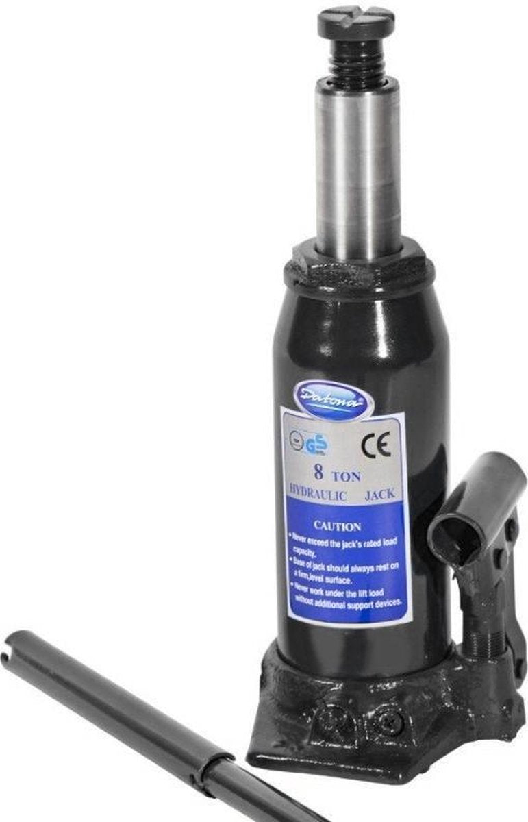 Datona® Potkrik - 8 ton - Mat Zwart