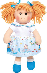 Heless Knuffelpop Fenja Meisjes 32 Cm Textiel Oranje/blauw