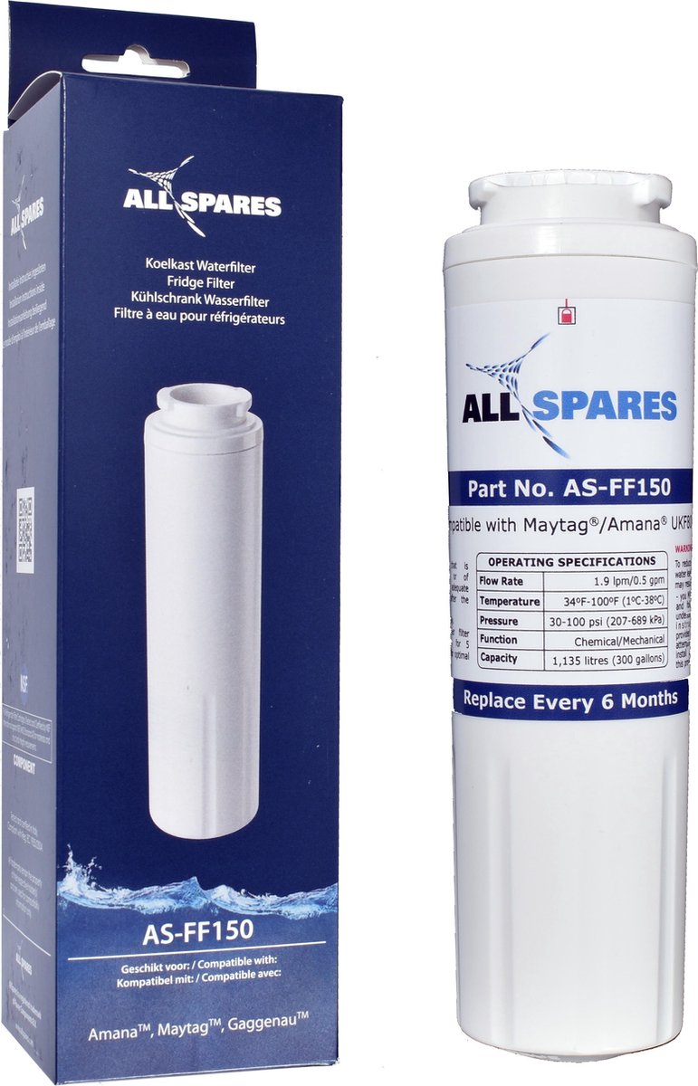 Whirlpool UKF8001 Waterfilter - Koelkast Waterfilter van AllSpares - 1 Waterfilter