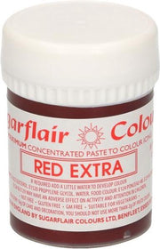 Sugarflair Geconcentreerde Extra Rode Voedingskleurstof Pasta 42g
