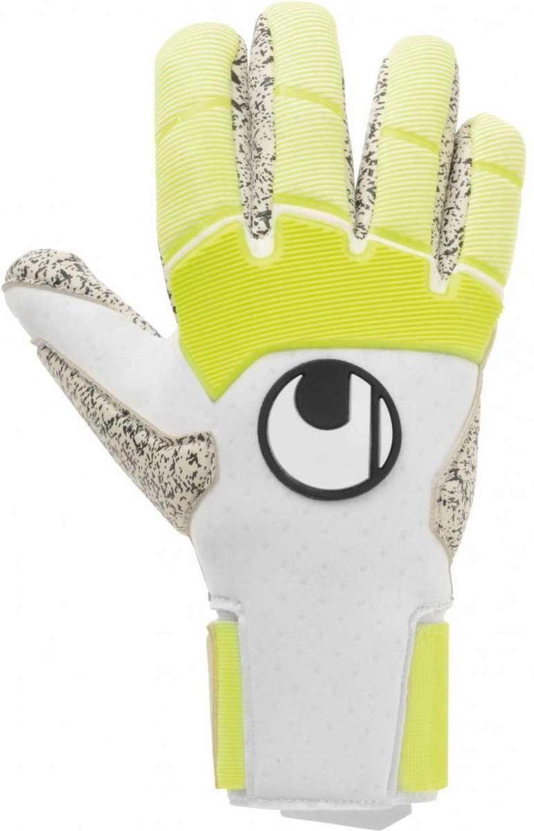Uhlsport  Keepershandschoenen  - geelwitZwart - Maat 8
