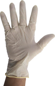 Handschoenen wegwerp-wegwerp handschoenen-latex handschoenen wegwerp- Maat Large- 1+1GRATIS- Met Poeder
