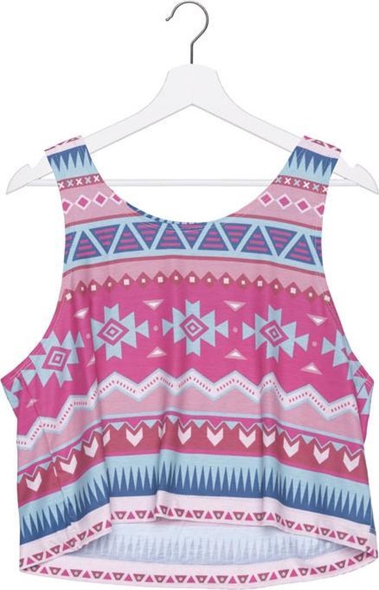 Zumprema - Aztec - Crop Top - Roze
