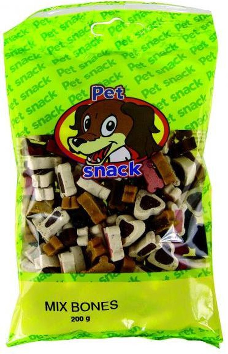 Petsnack mix bones 200 gr