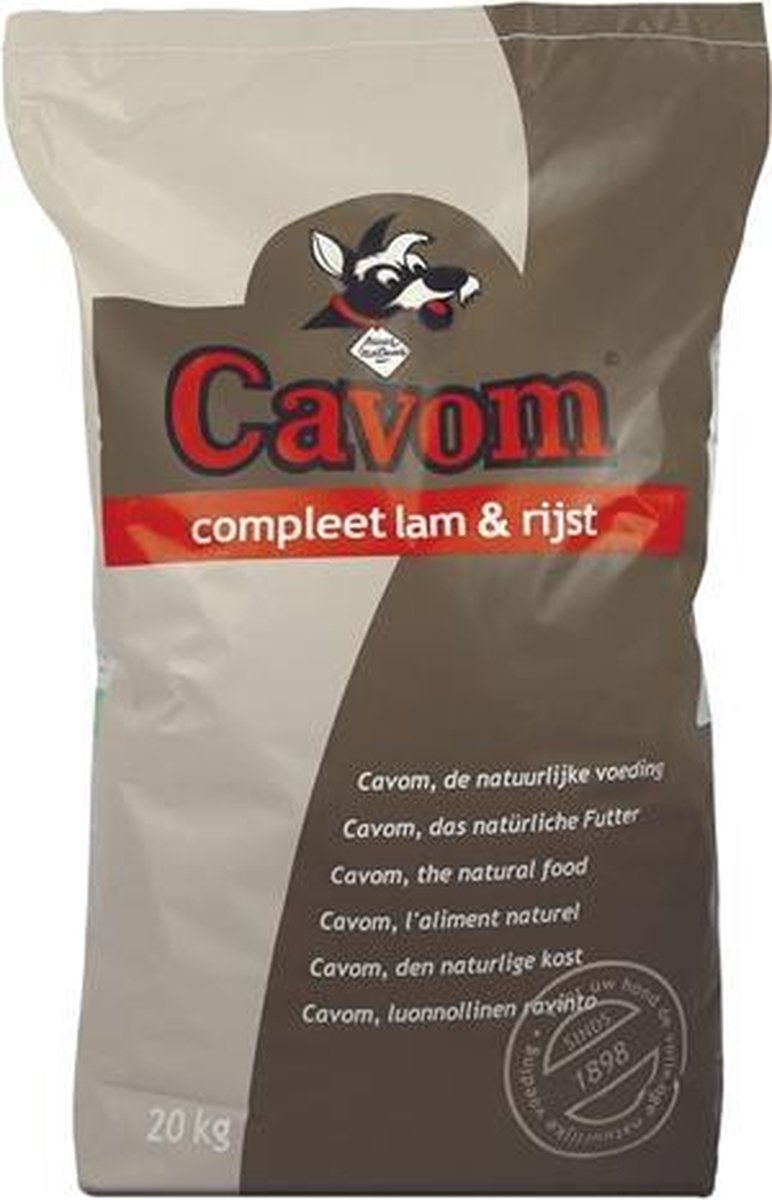 Cavom compleet lam/rijst - 20 kg - 1 stuks