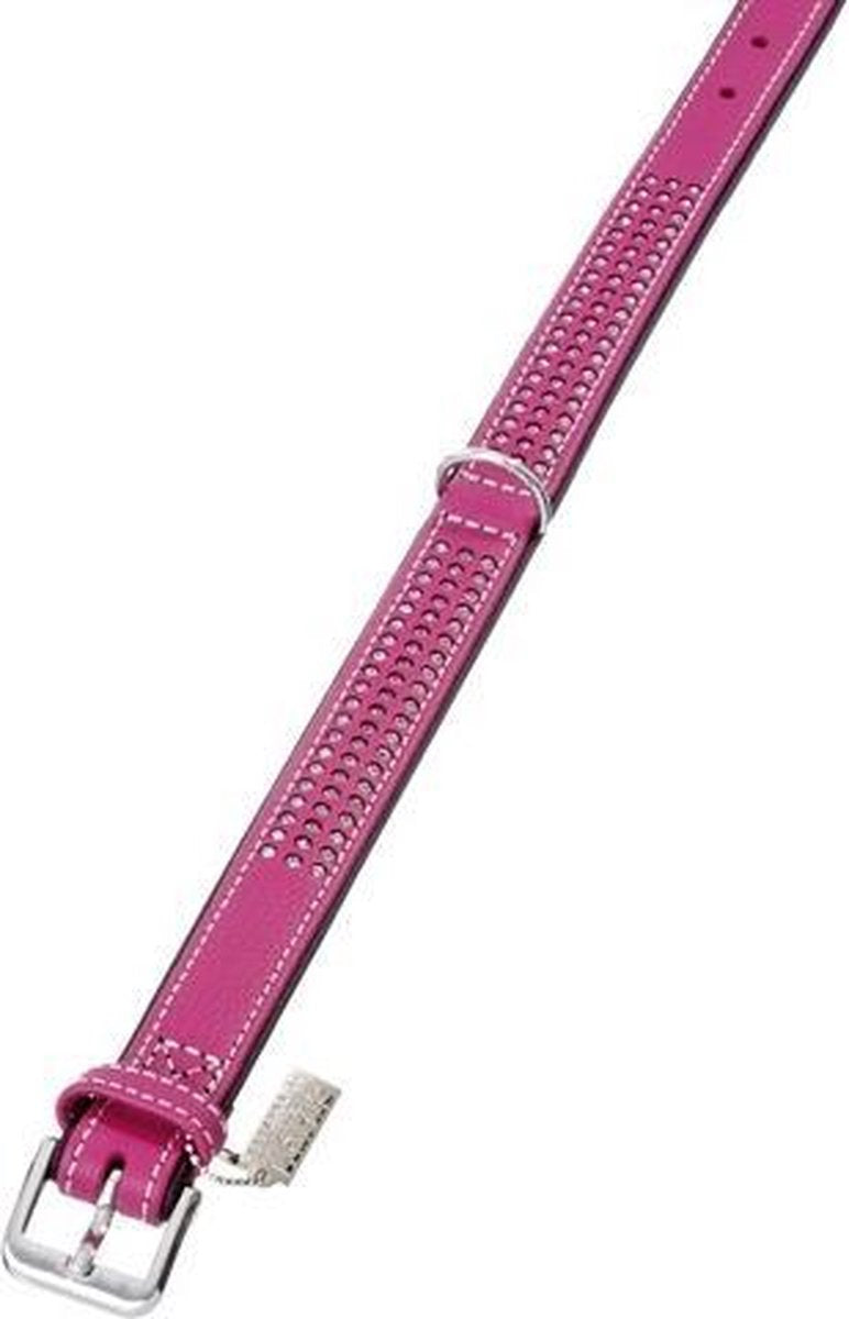 Karlie Vintage Strasshalsband Paars 3 Rijen Steentjes