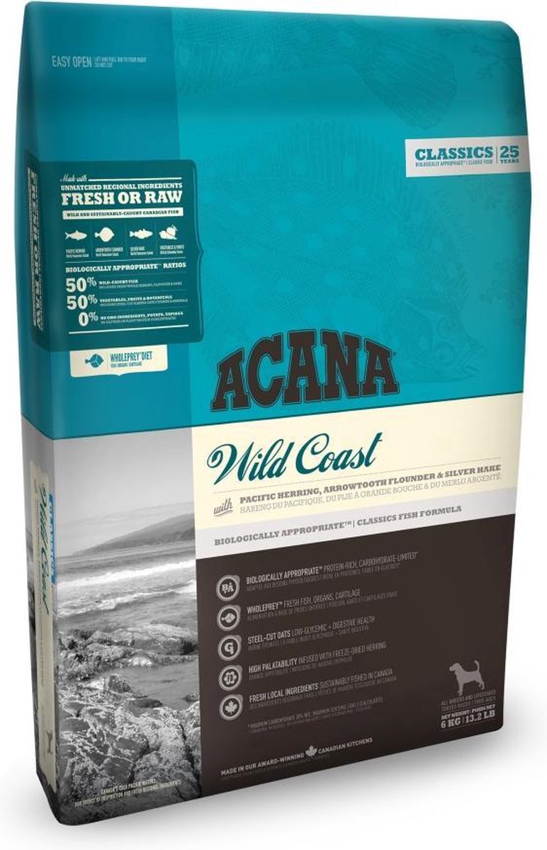 Acana Classics Wild Coast - Hondenvoer - 6 kg