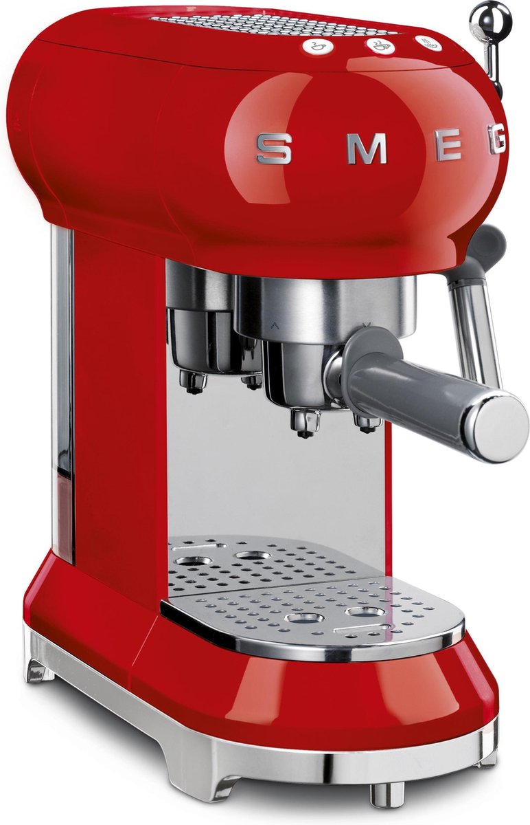 Smeg ECF01RDEU - Pistonmachine - Rood