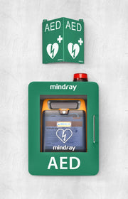 Beneheart Mindray C1a AED - halfautomaat  AED - met Binnenkast  - Alarm - Panoramabord