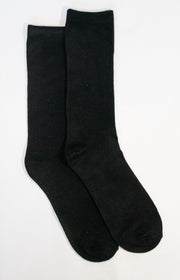 Hipperboo® - Bamboe Sokken - 3 paar - Maat 36-41 - Zwart - Duurzaam - Zonder ananasprint