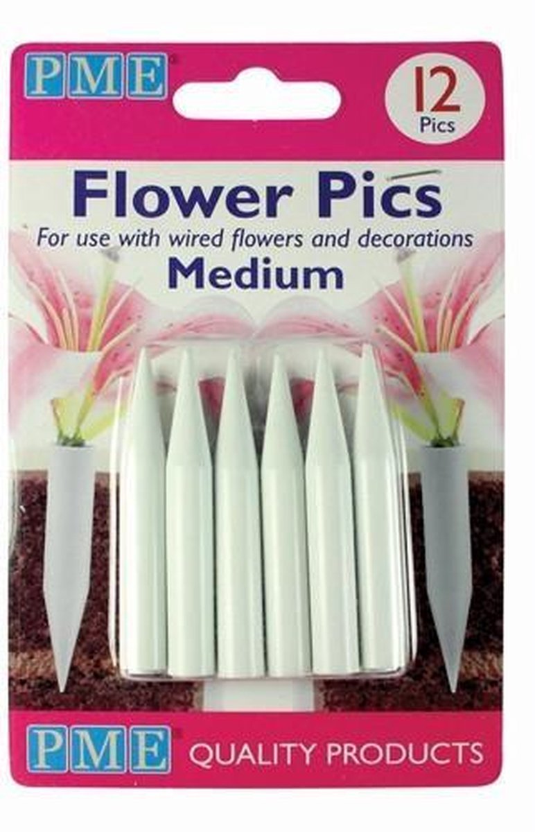 PME Flower Pics Medium pk/12