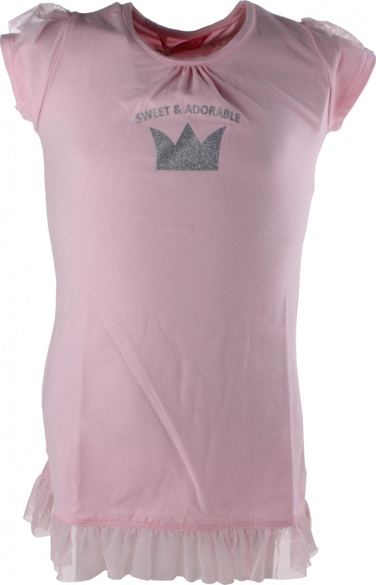 Papillon Sportshirt Korte Mouw Roze Maat 128