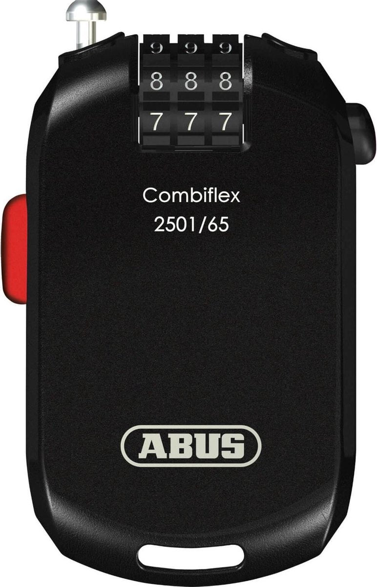 ABUS Combiflex Kabelslot - 2501/65 C/SB - Zwart
