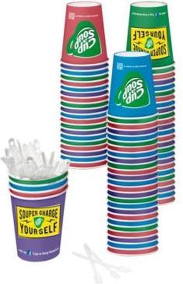 CUP-A-SOUP Wegwerpbekers karton - 1000 stuks