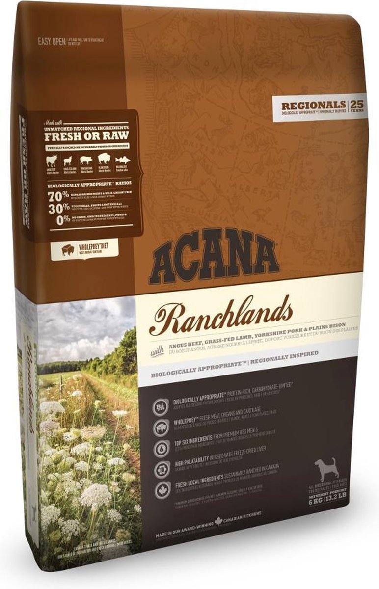 Acana regionals ranchlands dog