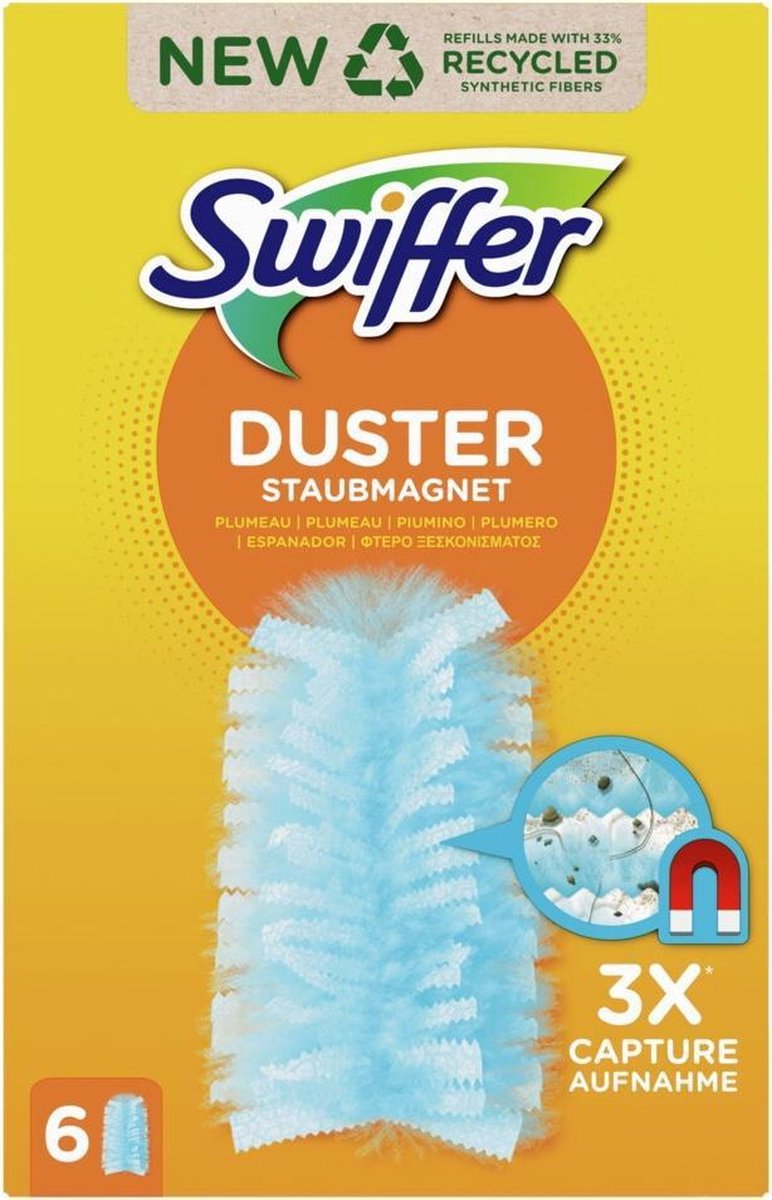 Swiffer Duster Trap & Lock-navullingen 6 stuks