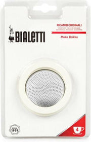 Bialetti Brikka filterplaatje + rubber ringen - 4 kops