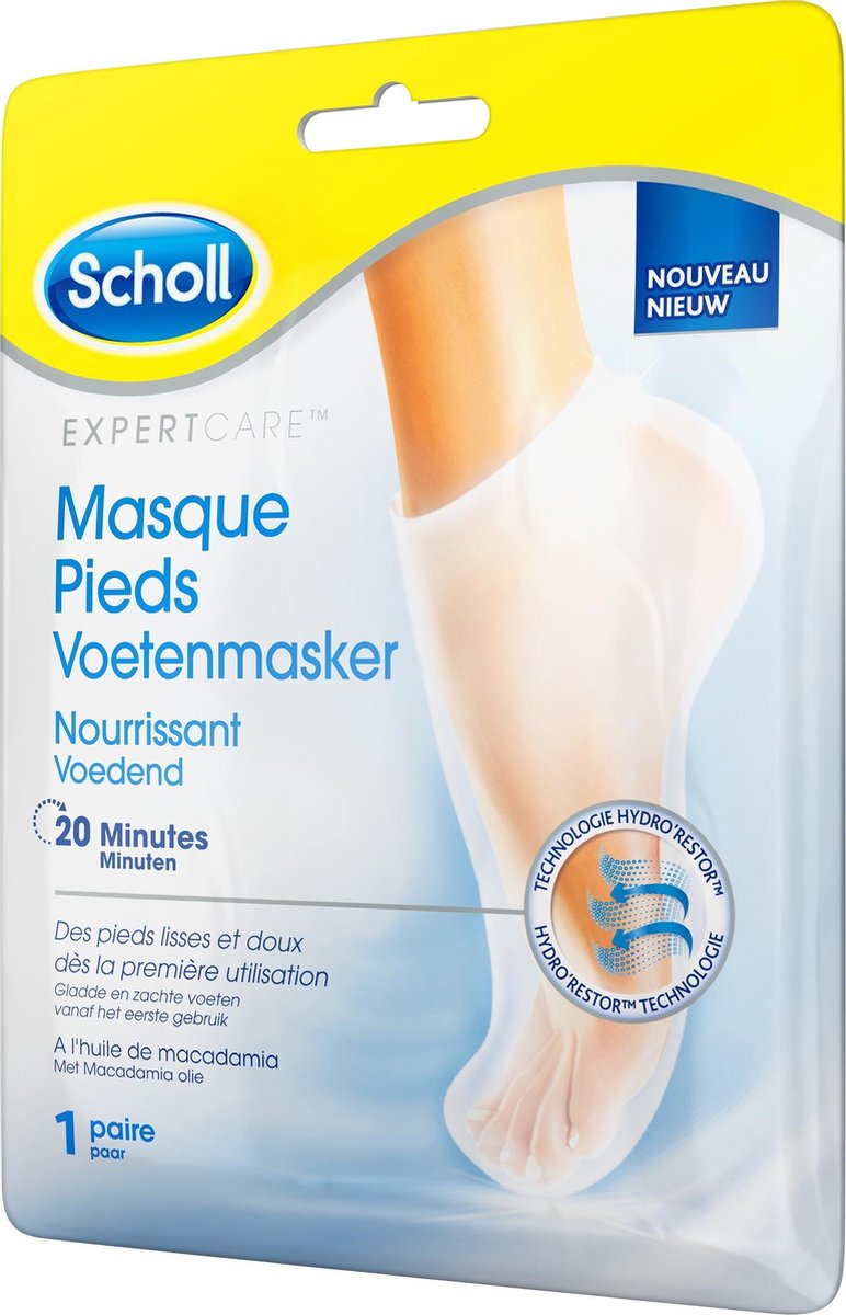 Scholl Voetenmasker - Voetencreme - Voedend - Expert Care - 1 paar x6