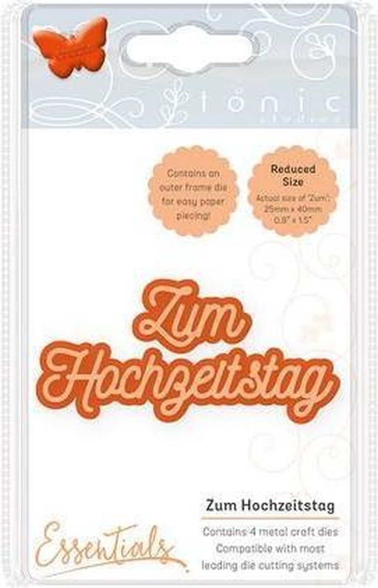 Tonic Studios Die  Ess. Zum Hochzeitstag - Text (DE) 2100E