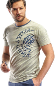 Embrator mannen T-shirt Shots Authentic staalblauw maat XXL