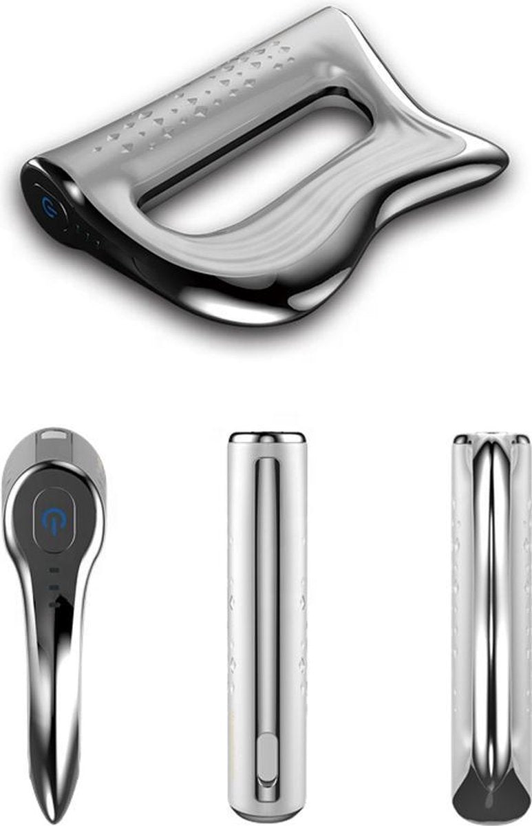 MUSCLE&FIT® - Hyperblade - Massage gun - 1100mAh accu - Lange batterij duur - Massagegun - Lichaamsmassage - Rug massage - Been massage - Deep tissue - Inclusief Travelcase