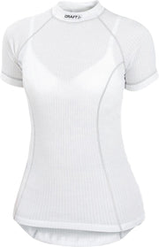 Craft Active Full Tee - Sportshirt -  Dames - Maat L - Wit;Grijs
