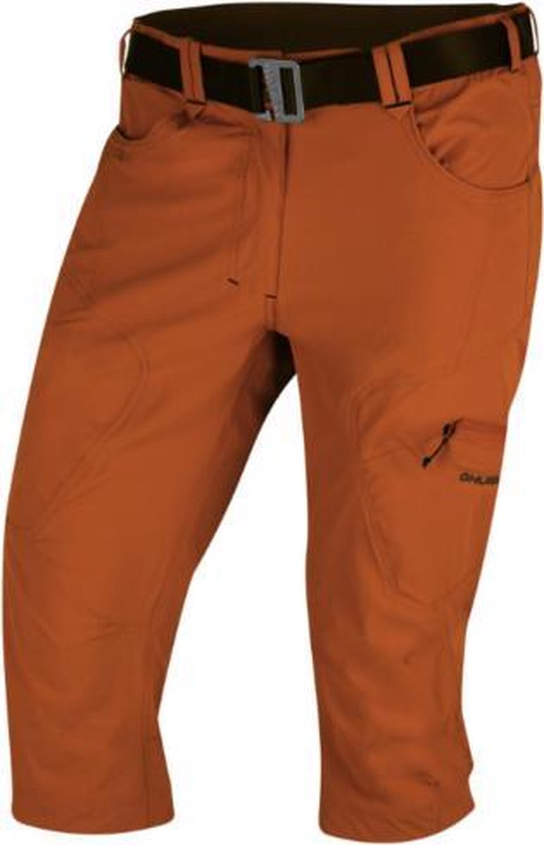 Husky outdoor-wandel 3/4 broek capri Klery M Heren met riem - Oranje - S