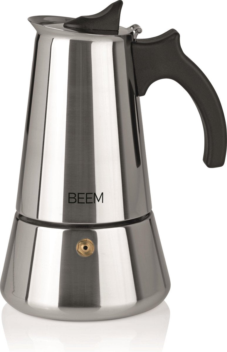 BEEM Espresso Maker – 6 kops– 300ML – percolator – Moka – geschikt voor alle kookplaten incl. inductie