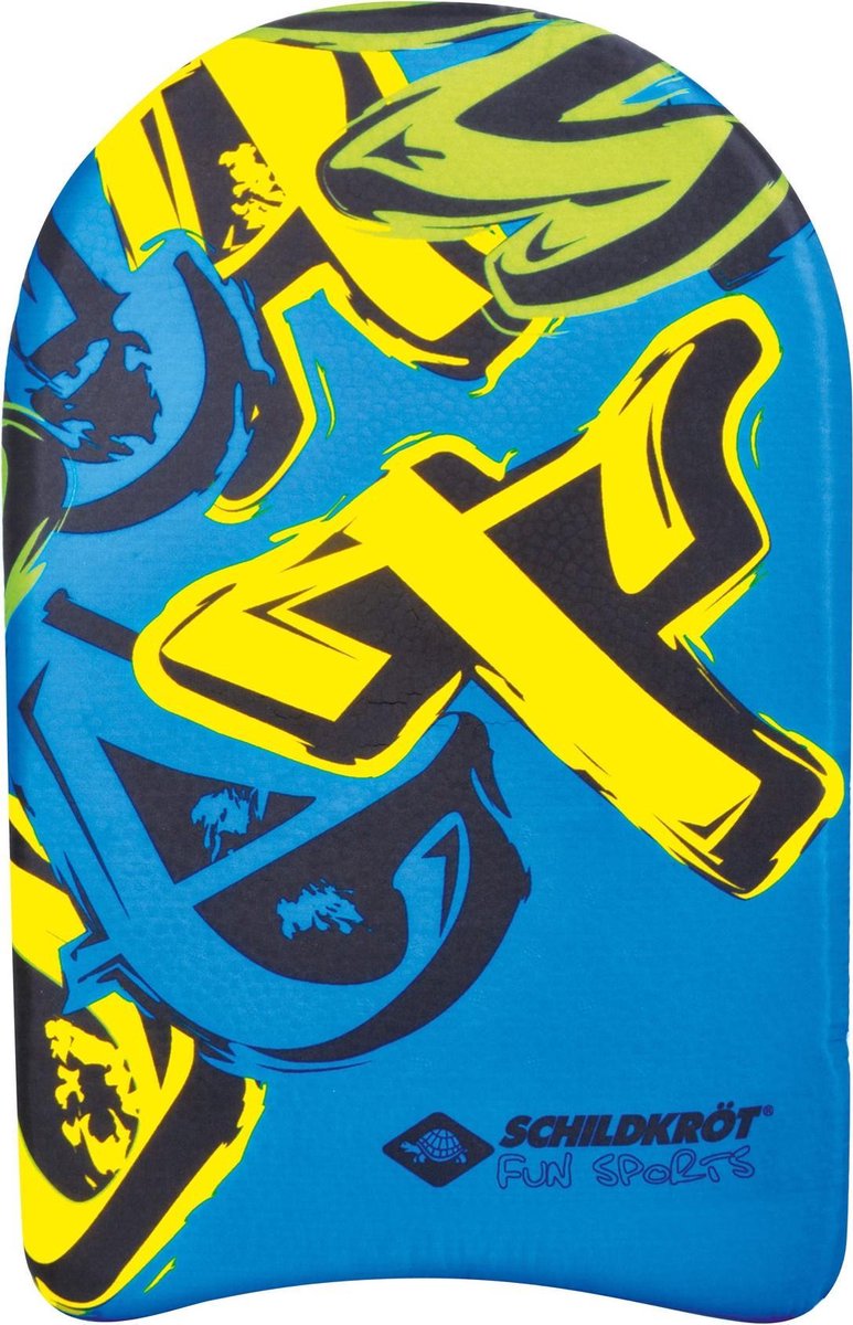 Schildkrot Kickboard - blauw/groen/geel