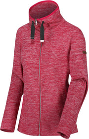 Dames Evanna Lichtgewicht fleece met volledige ritssluiting Outdoortrui Roze