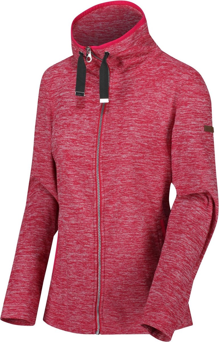 Dames Evanna Lichtgewicht fleece met volledige ritssluiting Outdoortrui Roze