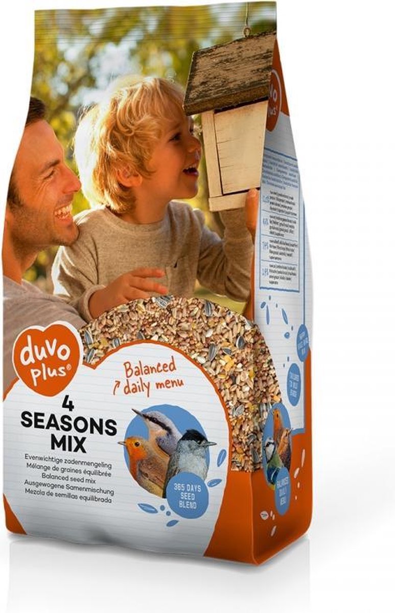 Duvo+ 4 seizoenen tuinvogel mix 4