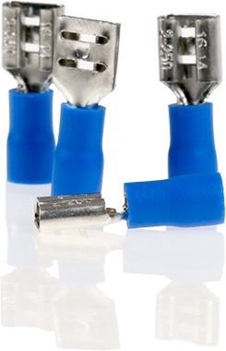 Alca Kabelschoentjes - Blauw - Vlaksteker huls 4