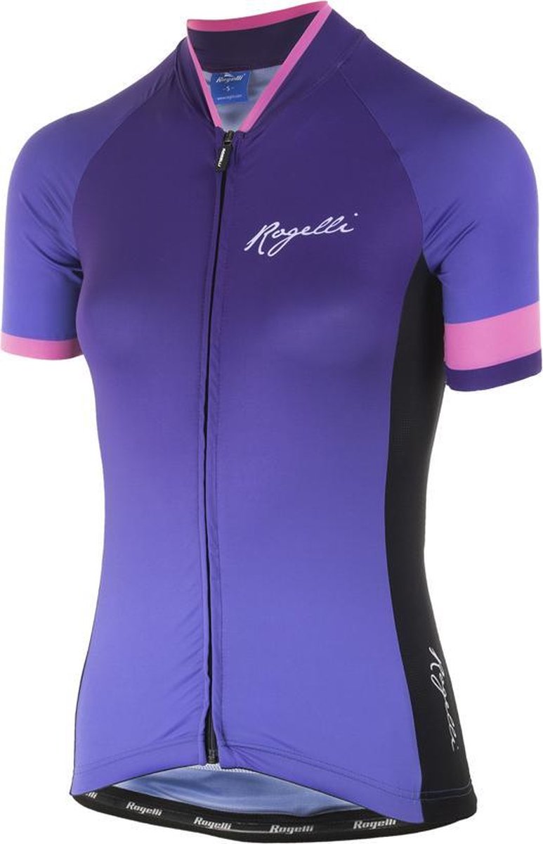 Rogelli Flow Fietsshirt - Dames - Maat S - Paars/Roze