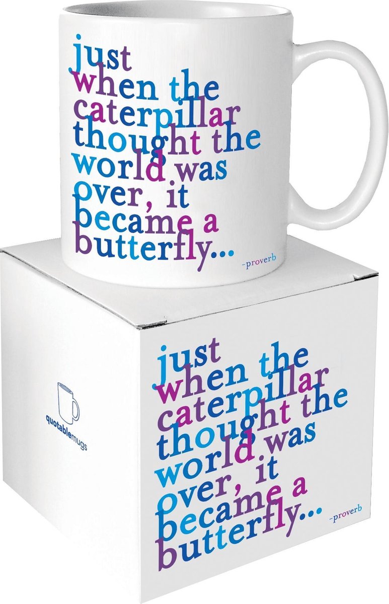 Quotable Mug Caterpillar