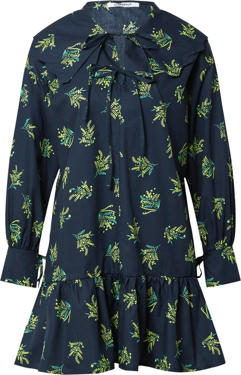 Glamorous blousejurk Geel-12 (40)