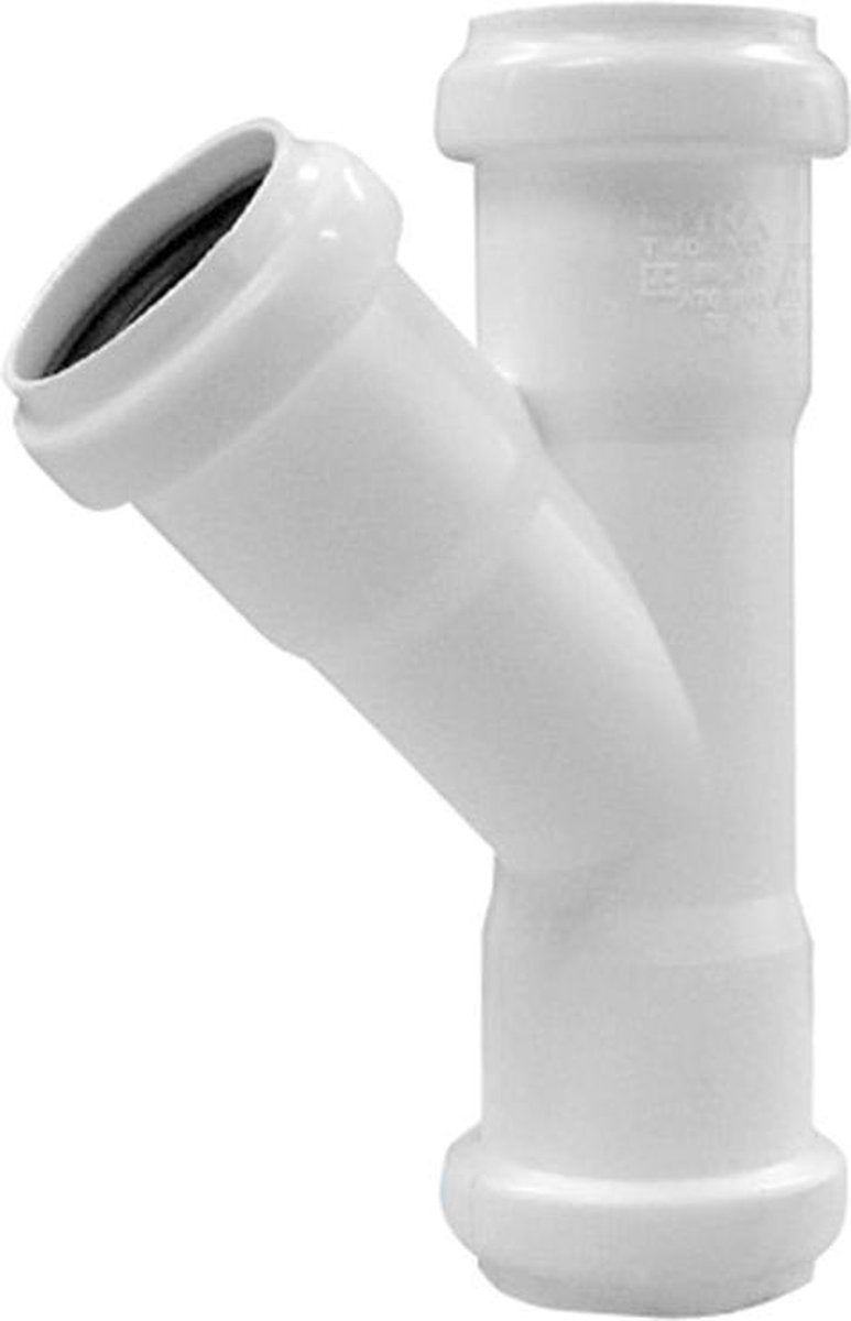 Basic Y-stuk 40mm-45 3xmof Wit Pp