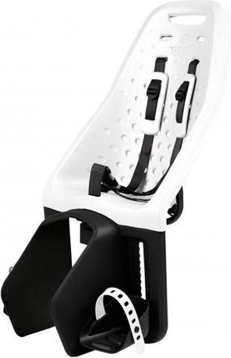 Thule Yepp Maxi Fietsstoeltje Achter - Easyfit Bagagedrager Moederfiets - Wit