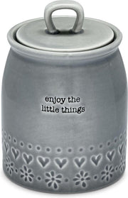 Pot met deksel enjoy the little things