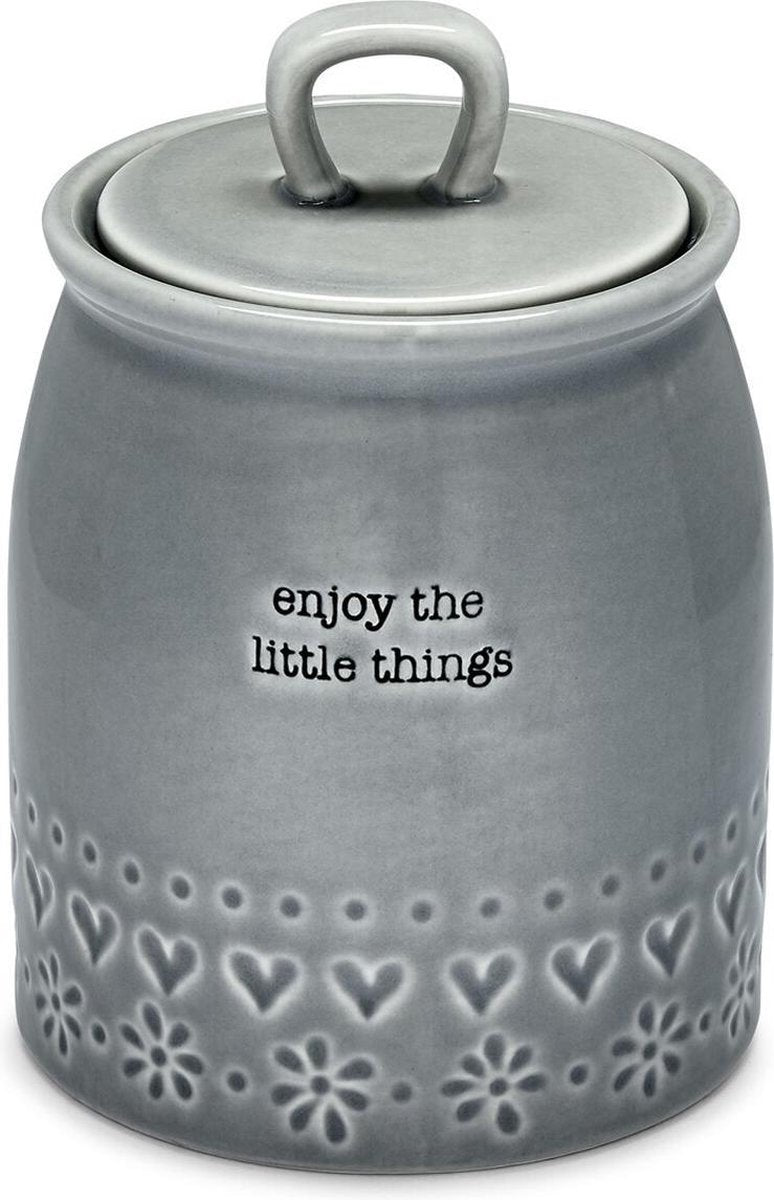 Pot met deksel enjoy the little things