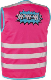 Wowow Kids Wowow! Jacket Roze L - fluohesje voor kind - EN 1150