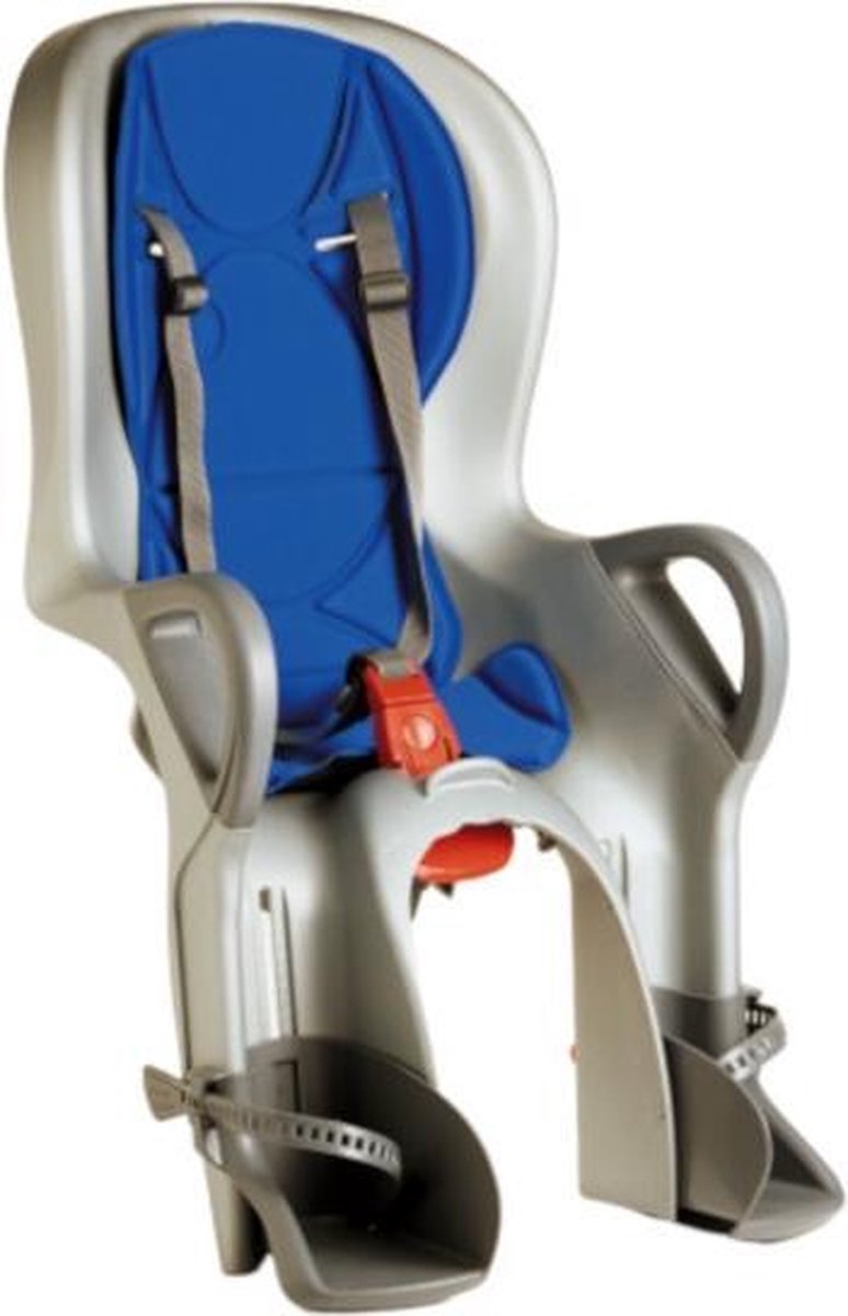 Ok Baby Fietszitje 10+ Achter Framebevestiging Grijs/blauw