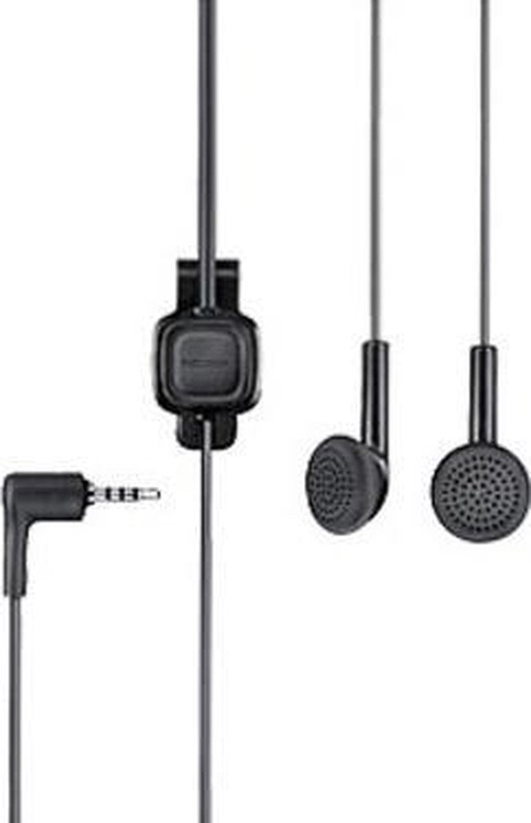Nokia WH-101 In-ear Stereofonisch Bedraad Zwart mobiele hoofdtelefoon