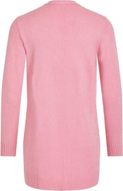 Viril Dames Open L/s Knit Cardigan Noos 14044041 Wild Rose Vest - Maat L