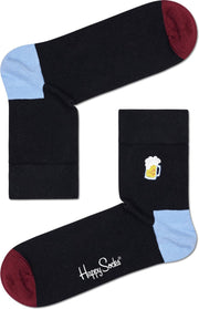 Happy Socks Embroidery Beer Sokken BEBE13-9300 - Meerkleurig Fire Unisex - 41-46